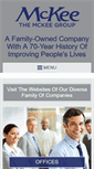 Mobile Screenshot of mckeegroup.net