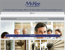 Tablet Screenshot of mckeegroup.net